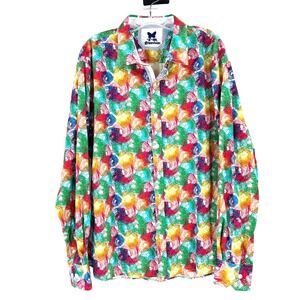 Tailored Recreation TR Premium Men's Shirt XL Colorful Club‎ Spring Art Rainbow